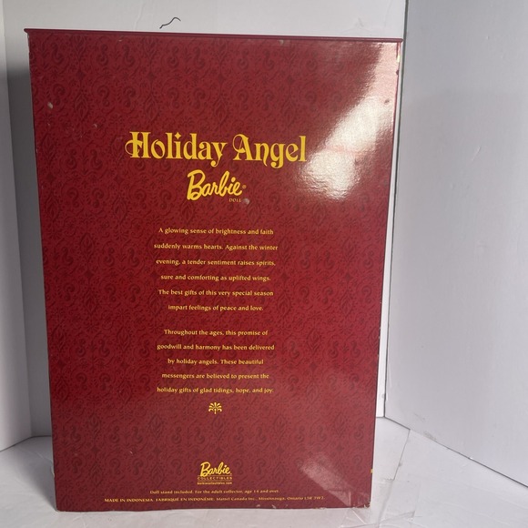Holiday Angel Collector Edition Barbie Doll 2000 Mattel #29769 - Picture 4 of 5